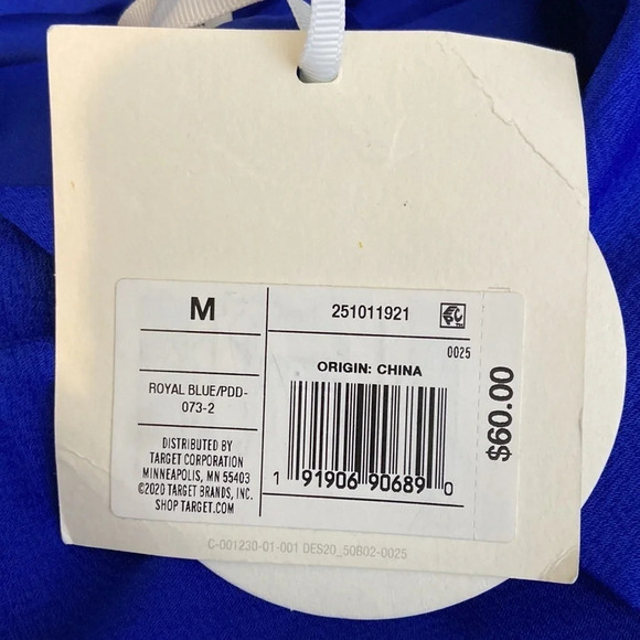 Cushnie (Target) Tie Front Keyhole Back Shirt Dress with Side Slits - Medium - Picture 8 of 10